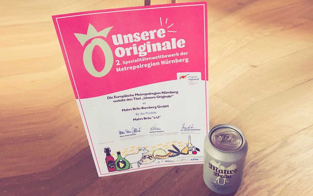 “Our Originals” – Awarded to Mahr’s Bräu Bamberg