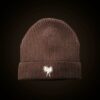 Mahrs Bräu beanie with embroidered angel in brown